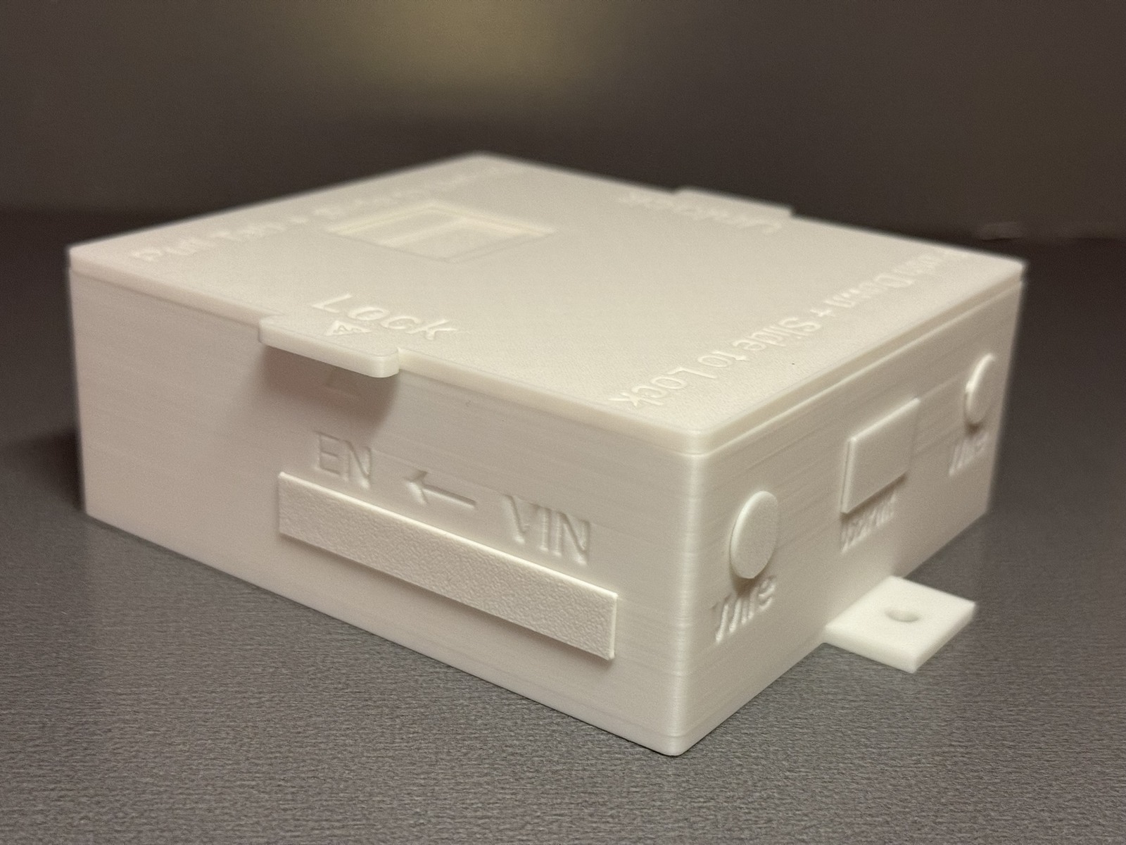 WestTech Ranger ESP32 enclosure with lid and inserts installed